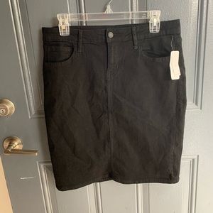 Old Navy Black Denim Skirt